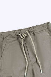 Boy Light Brown Cotton  Cargo Shorts(Knee Length)